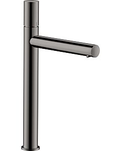 hansgrohe Axor Uno mitigeur lavabo 45004330 projection 198mm, garniture de vidange déverrouillable, avec poignée zéro, chrome noir poli