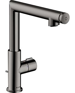 hansgrohe Axor Uno Wash basin mixer 45016330 projection 160mm, with pop-up waste set, polished black chrome