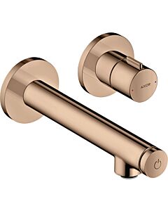 hansgrohe Axor Uno set de montage final 45112300 mitigeur lavabo encastré , avec saillie 158mm, or rouge poli