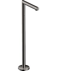 hansgrohe Axor Uno set de montage final 45412330 bec de baignoire sur pied, droit, saillie 226 mm, chrome noir poli