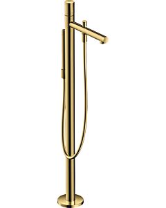 hansgrohe Axor Uno Fertigmontageset 45416990 Wannenarmatur, bodenstehend, mit Zerogriff, polished gold optic