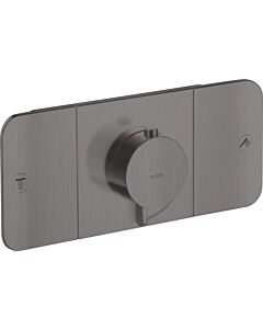 hansgrohe Axor One kit de montage final 45712340 module thermostatique encastrable, 2 Verbraucher , chrome noir brossé