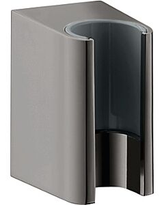 hansgrohe Axor One support de douche 45721330 position de maintien fixe, chrome noir poli