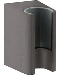 hansgrohe Axor One support de douche 45721340 position de maintien fixe, chrome noir brossé