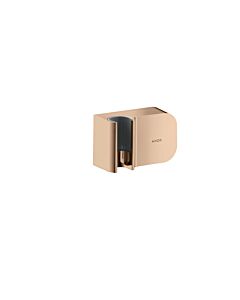 hansgrohe Axor One unité de portier 45723300 G 2000 /2, fonction de maintien de douche intégrée, or rouge poli