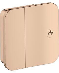 hansgrohe Axor One kit de finition 45771300 vanne d&#39;arrêt encastrée, 1 Verbraucher , or rouge poli