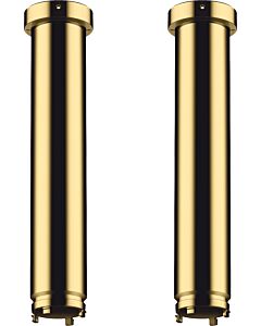 hansgrohe AXOR ShowerSolutions Verlängerung Set 13603990 230 mm für Deckenbefestigung ShowerHeaven 1200/300 4jet, Polished Gold Optic