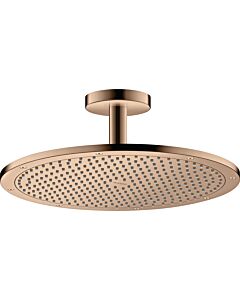 hansgrohe Axor Kopfbrause 26035300 mit Deckenanschluss, polished red gold