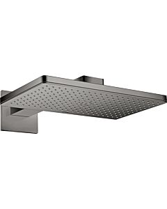 hansgrohe Axor Kopfbrause 35278330 mit Brausearm, eckige Rosette, polished black chrome