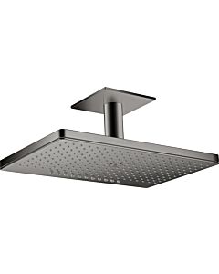 hansgrohe Axor douche de tête 35279330 avec raccordement au plafond, chrome noir poli