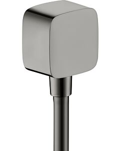 hansgrohe Axor Schlauchanschluss 36731330 mit Rückflussverhinderer, polished black chrome