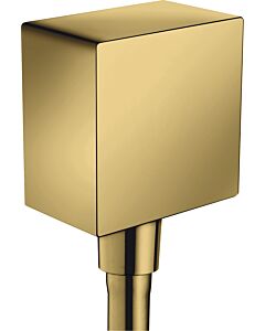 hansgrohe Axor Schlauchanschluss 36732990 eckig, mit Rückflussverhinderer, polished gold optic