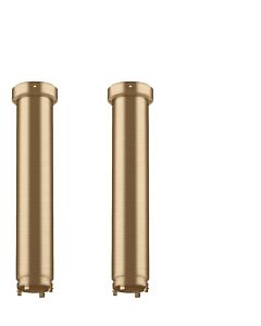 hansgrohe AXOR ShowerSolutions Verlängerung Set 13603140 230 mm für Deckenbefestigung ShowerHeaven 1200/300 4jet, Brushed Bronze