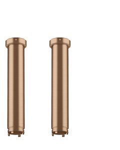 hansgrohe AXOR ShowerSolutions Verlängerung Set 13603310 230 mm für Deckenbefestigung ShowerHeaven 1200/300 4jet, Brushed Red Gold