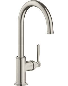 hansgrohe Axor Montreux Küchenarmatur 16580800 Edelstahl-Optik, Schwenkbereich einstellbar