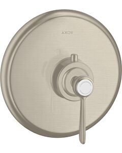 Axor Montreux hansgrohe 16824820 concealed thermostat, with lever handle, brushed nickel
