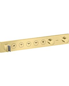 hansgrohe Axor Select Fertigmontageset 18358950 Unterputz-Thermostatmodul, 5 Verbraucher, brushed brass