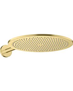 hansgrohe Axor Kopfbrause 26034950 mit Brausearm, Wandmontage, brushed brass