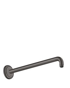 hansgrohe shower arm 27348340 389mm, 90 degree angle, wall mounting, brushed black chrome