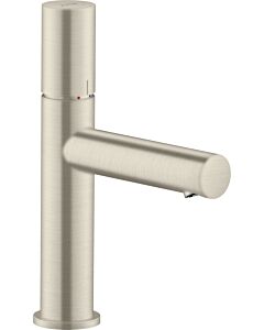 hansgrohe Axor Uno 110 Waschtischarmatur 45002820 brushed nickel, mit Zerogriff, ohne Ablaufgarnitur