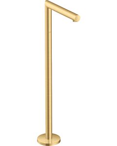 hansgrohe Axor Uno set de finition 45412250 bec de baignoire sur pied, droit, saillie 226 mm, optique or brossé