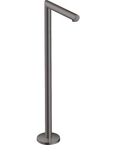 hansgrohe Axor Uno set de finition 45412340 bec de baignoire sur pied, droit, saillie 226 mm, chrome noir brossé