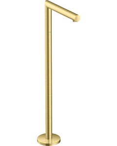 hansgrohe Axor Uno set de finition 45412950 bec de baignoire sur pied, droit, saillie 226 mm, laiton brossé