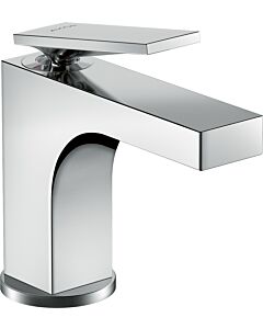 hansgrohe Axor Citterio Waschtischarmatur 39022000 Ausladung 112mm, für Handwaschbecken, mit Zugstangen-Ablaufgarnitur, Pingriff, chrom