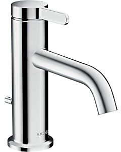 hansgrohe Axor One Waschtischarmatur 48000000 Ausladung 130mm, mit Hebelgriff und Zugstangen-Ablaufgarnitur, chrom