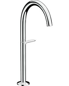 hansgrohe Axor One basin mixer 48030000 projection 165mm, for wash bowls, with push-open waste set, chrome
