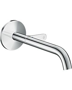Axor One hansgrohe 48112000 caché mitigeur lavabo , montage mural, avec bec 220mm, chromé