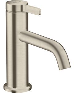 hansgrohe Axor One Waschtischarmatur 48001820 Ausladung 130mm, unverschließbare Ablaufgarnitur, brushed nickel