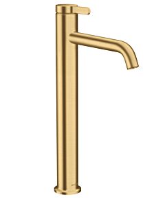 hansgrohe Axor One Wash basin mixer 48002250 projection 180mm, non-closable waste fitting, brushed gold optic
