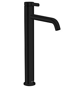 hansgrohe Axor One basin mixer 48002670 projection 180mm, with lever handle and waste set, matt black