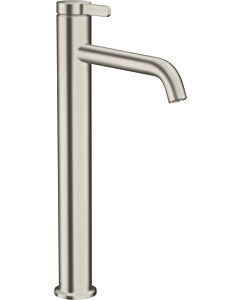 hansgrohe Axor One mitigeur lavabo 48002800 projection 180mm, garniture de vidange déverrouillable, aspect acier inoxydable