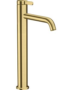 hansgrohe Axor One mitigeur lavabo 48002950 projection 180mm, garniture de vidange déverrouillable, laiton brossé