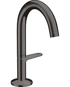 hansgrohe Axor One Waschtischarmatur 48010340 Ausladung 122mm, mit Push-Open-Ablaufgarnitur, brushed black chrome