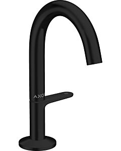 hansgrohe Axor One Waschtischarmatur 48010670 Ausladung 122mm, mit Push-Open Ablaufgarnitur, mattschwarz