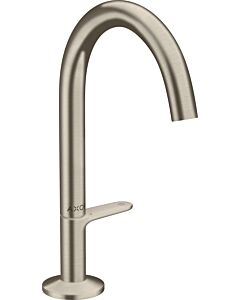 hansgrohe Axor One Waschtischarmatur 48020820 Ausladung 140mm, mit Push-Open-Ablaufgarnitur, brushed nickel