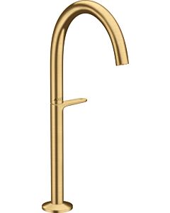 hansgrohe Axor One mitigeur lavabo 48030250 projection 165mm, pour lavabos à poser, avec push-open garniture de vidange , optique or brossé