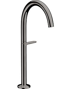 hansgrohe Axor One Wash basin mixer 48030330 projection 165mm, for countertop wash basins, with push-open waste set, polished black chrome