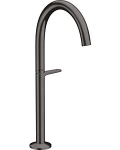 hansgrohe Axor One Wash basin mixer 48030340 projection 165mm, for countertop wash basins, with push-open waste set, brushed black chrome