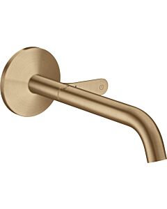 hansgrohe Axor One Fertigmontageset 48112140 Unterputz-Waschtischarmatur, mit Auslauf 220mm, brushed bronze