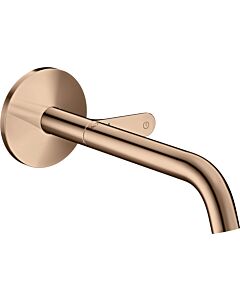 hansgrohe Axor One Fertigmontageset 48112300 Unterputz-Waschtischarmatur, mit Auslauf 220mm, polished red gold