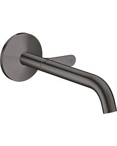 hansgrohe Axor One Fertigmontageset 48112340 Unterputz-Waschtischarmatur, mit Auslauf 220mm, brushed black chrome