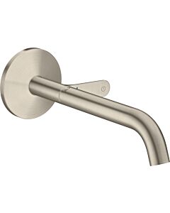 hansgrohe Axor One set de montage final 48112820 mitigeur lavabo encastré , avec bec 220mm, nickel brossé
