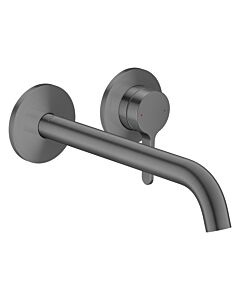 hansgrohe Axor One Finishing set 48120340 Concealed fitting, with lever handle and spout 220mm, brushed black chrome