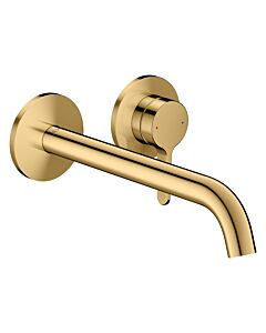 hansgrohe Axor One Finishing set 48120990 Concealed fitting, with lever handle and spout 220mm, polished gold optic