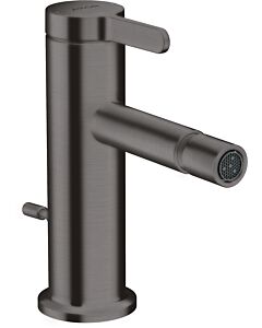 hansgrohe Axor One raccord de bidet 48210340 projection 113mm, avec tirette garniture de vidange , chrome noir brossé