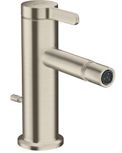 hansgrohe Axor One raccord de bidet 48210820 projection 113mm, avec tirette garniture de vidange , nickel brossé
